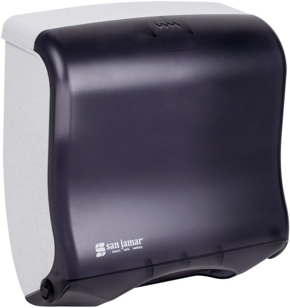 SANT1755TBK - Ultrafold Fusion C-fold amp; Multifold Towel Dispenser, 11 1/2x5 1/2x11 1/2, Black - Product Image