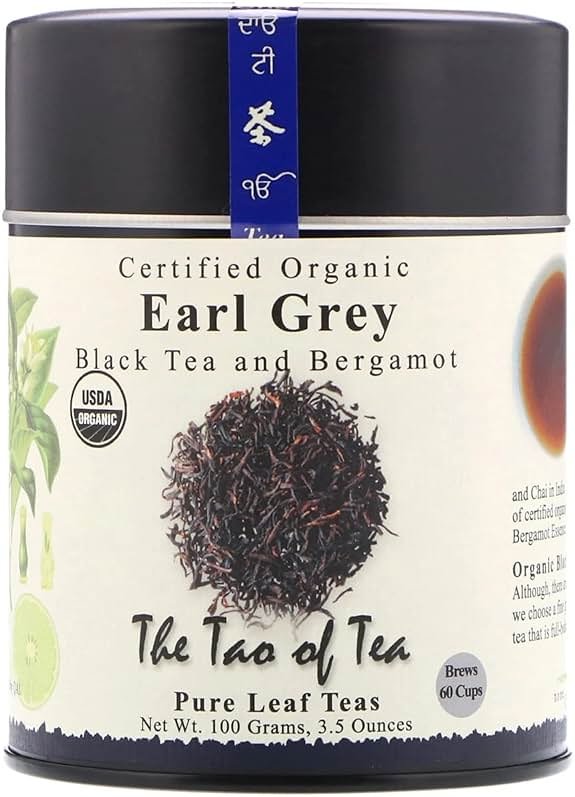 The Tao of Tea, Earl Grey Black Tea, Loose Leaf, 3.5 Ounce Tin - Product Image