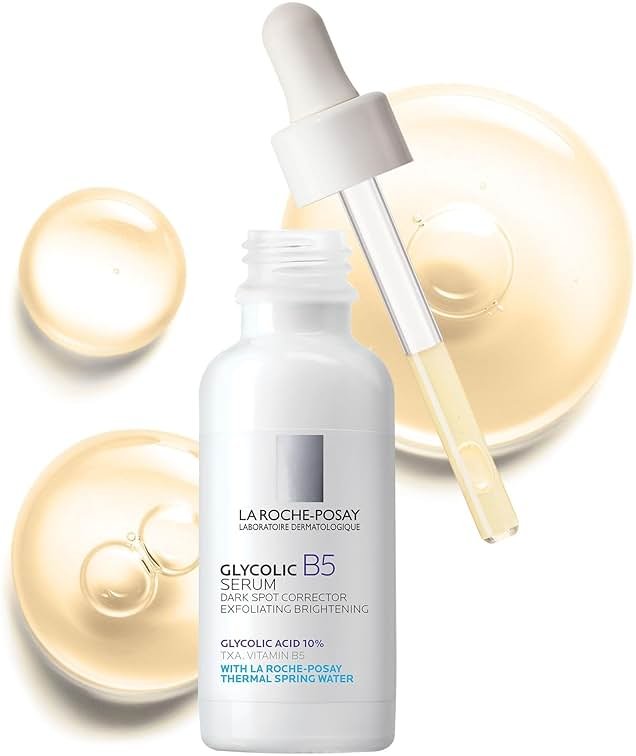 La Roche-Posay Glycolic Acid Serum with Tranexamic Acid, Kojic Acid and Vitamin B5, Reduces Dark Spots and Discoloration, Skin Tone Corrector to Brighten and Even Skin Tone - Product Image
