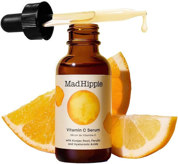 Mad Hippie Vitamin C Serum for Face – C + E + Ferulic Acid, Hyaluronic Acid, Stable Low-Irritation Formula, Brightening, 1.02 Fl Oz - Product Image