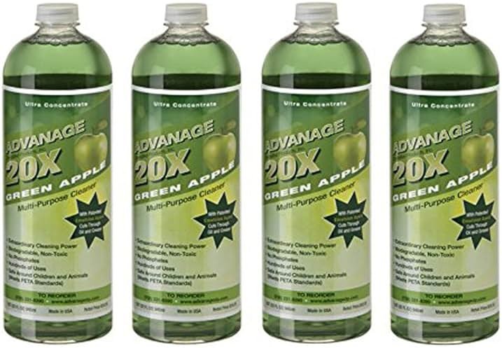 ADVANAGE 20X Multi-Purpose Cleaner Green Apple 4 Pack - Manufacturer Direct - Save $$ - 20X is Our Newest Formula! - Product Image