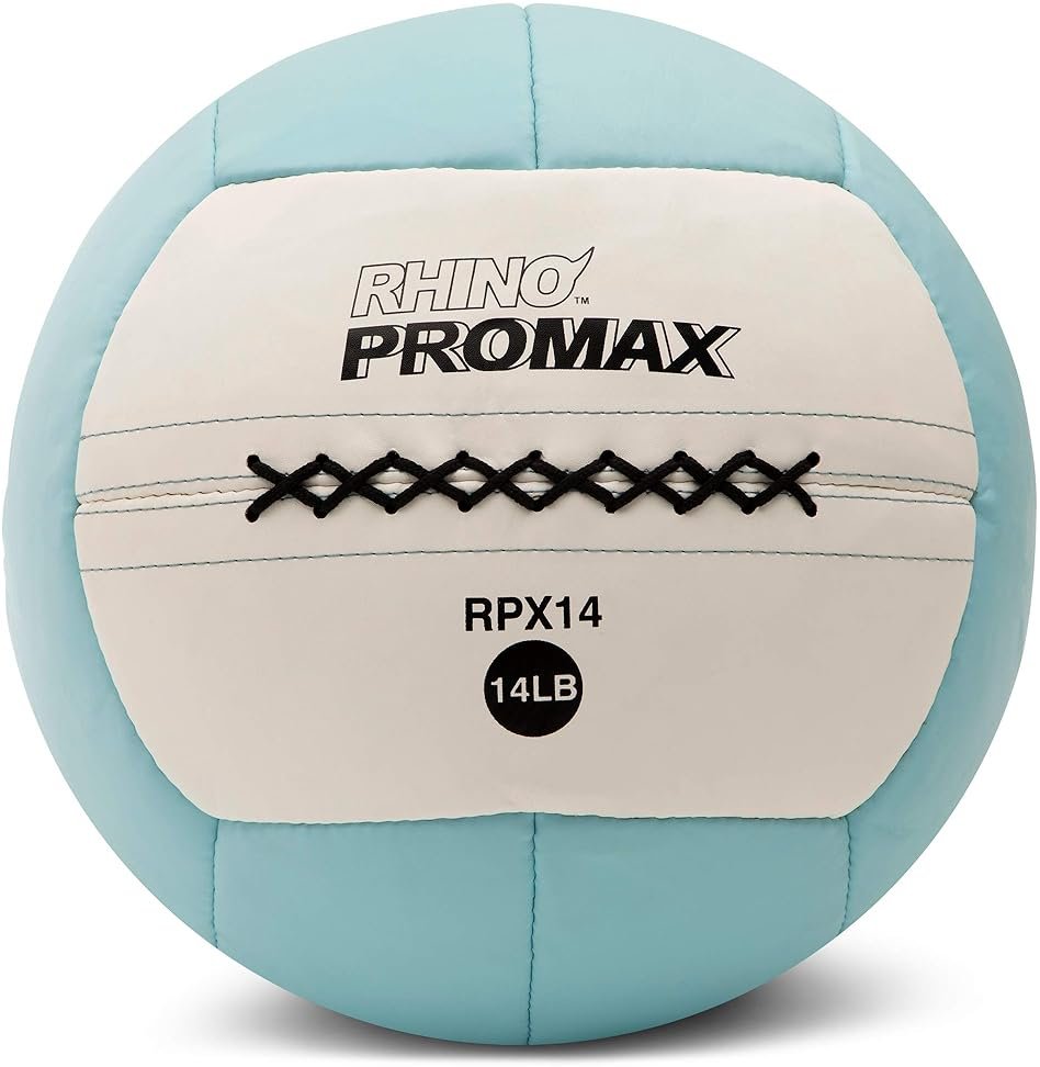 Champion Sports Rhino Promax Wall Balls - Soft Shell Non-Slip Grip for Weightlifting, Plyometrics, Cross Training, & Home Gym - Product Image