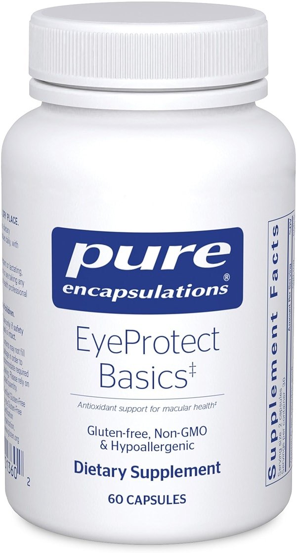 Pure Encapsulations EyeProtect Basics | Key Antioxidant Support for Eye Health* | 60 Capsules - Product Image