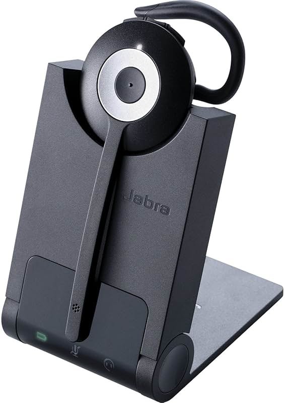 Jabra PRO 930 MS Mono Lync Optimized Wireless Headset for Softphone, Black, Mono Speaker - Product Image
