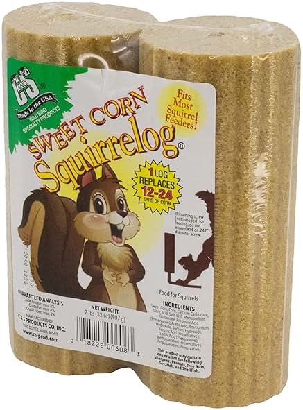 C&S Sweet Corn Squirrelog, 6-Pack Refill - Product Image