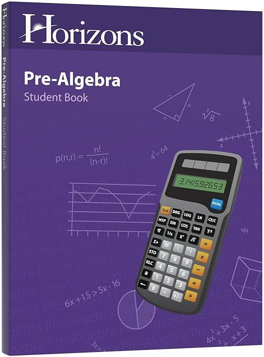 Alpha Omega Publications JMS071 Horizons Pre-Algebra Student Book - Product Image