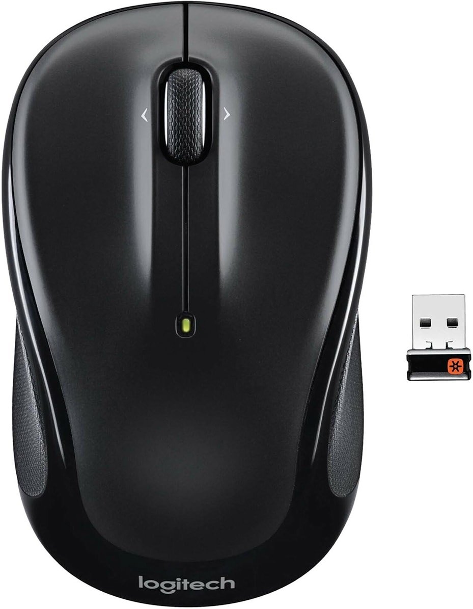 Logitech M325 Wireless Mouse for Web Scrolling - Black - Product Image