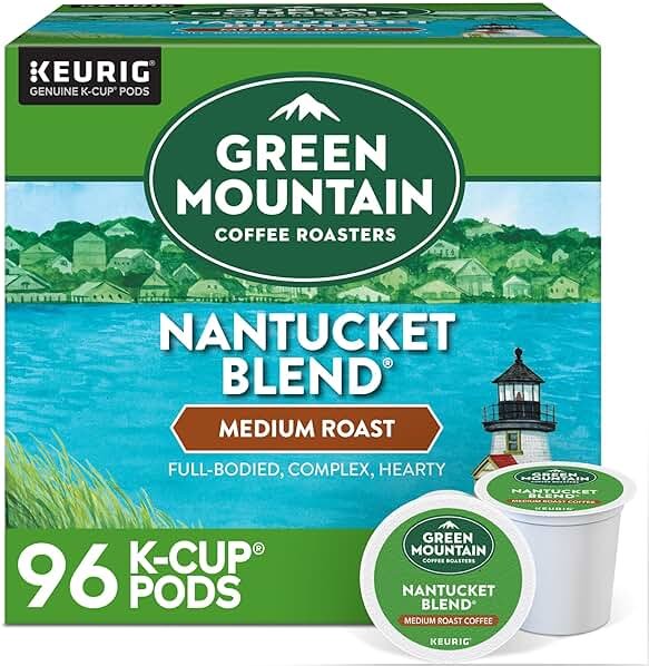 Green Mountain Coffee Nantucket Blend Keurig Single-Serve K-Cup Pods, Medium Roast Coffee, 96 Count - Product Image