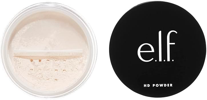 e.l.f. High Definition Powder, Loose Powder, Lightweight, Long-Lasting, Creates Soft Focus Effect, Masks Fine Lines & Imperfections, 0.28 Oz, Soft Luminance - Product Image