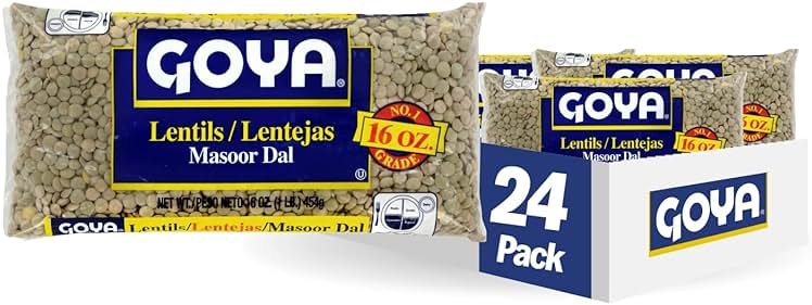 Goya Foods Lentils, Dry, 16 Ounce (Pack of 24) - Product Image