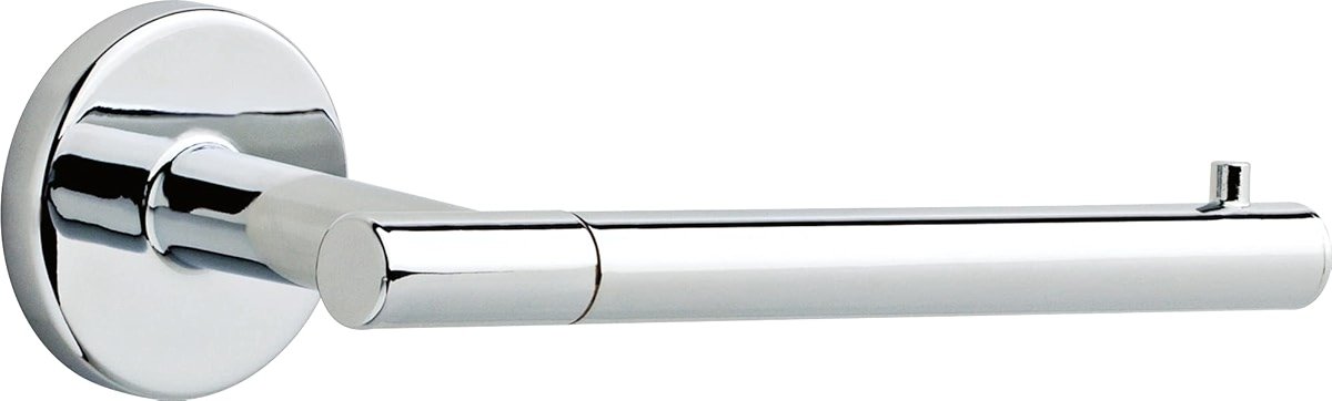 Delta Single Post Toilet Paper Holder | Polished Chrome | Wall Mount | Trinsic Bathroom Accessories - Product Image