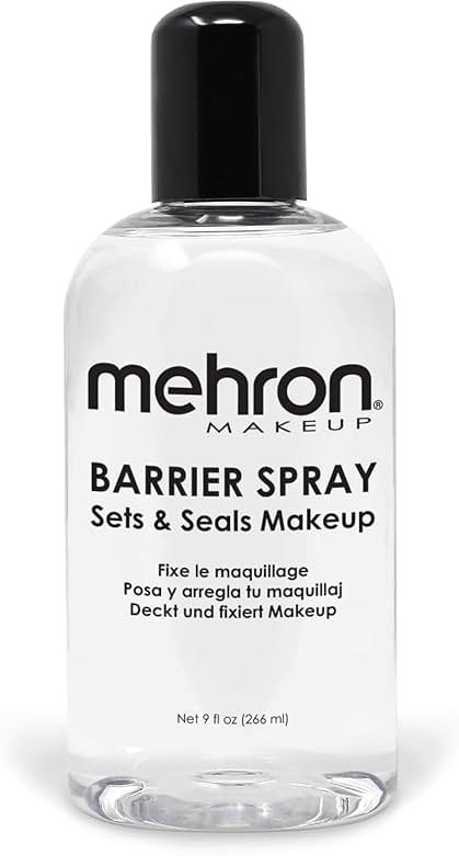 Mehron Makeup Barrier Spray | Setting Spray for Makeup | Make up Setting Spray for Face 9 fl oz (266 ml) | Made in the USA - Product Image