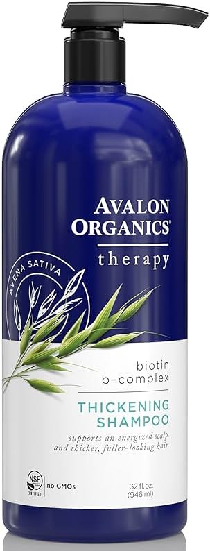 Avalon Organics Therapy Biotin B-Complex Thickening Shampoo, 32 oz - Product Image
