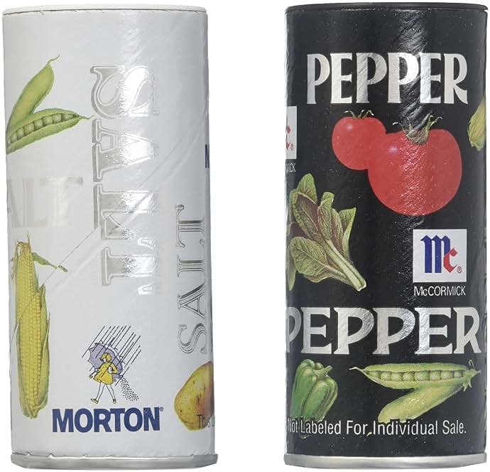 Morton Salt & Pepper Shakers - Product Image