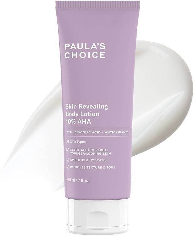 Paula's Choice Skin Revealing Body Lotion 10% AHA, Glycolic Acid & Shea Butter Exfoliant, Moisturizer for Keratosis Pilaris (KP) Prone Skin, 7 Ounce - Product Image