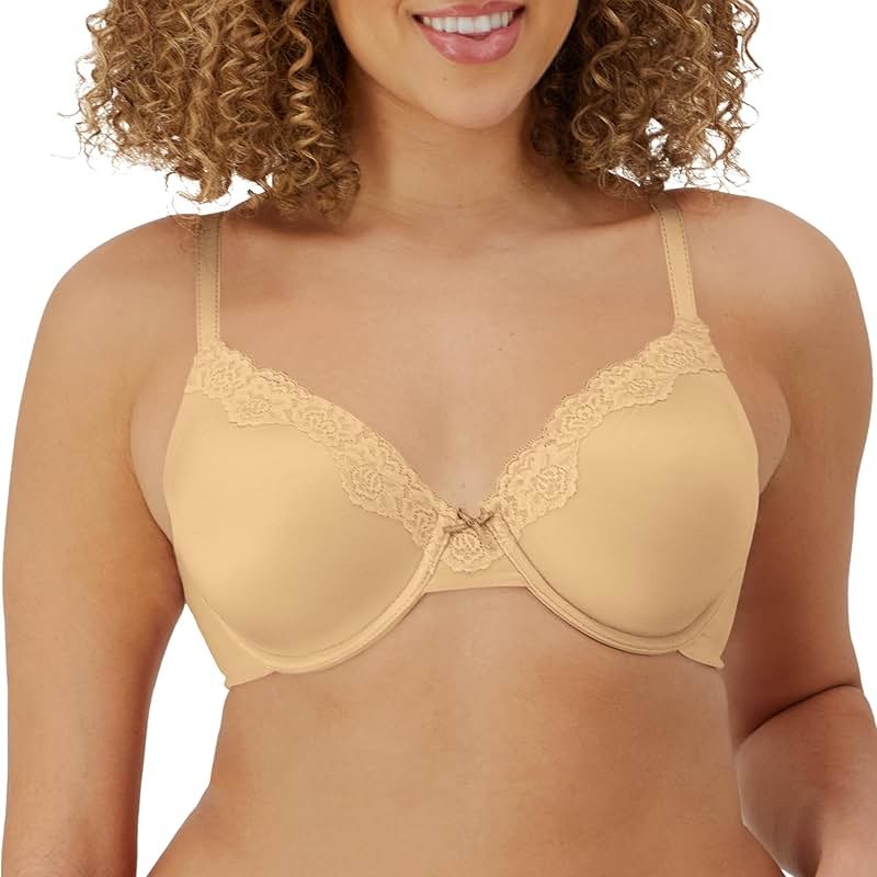 Maidenform Women's Padded Underwire Bra, Full Coverage T-Shirt Bras for Women, Convertible, Seamless (Plus - Product Image