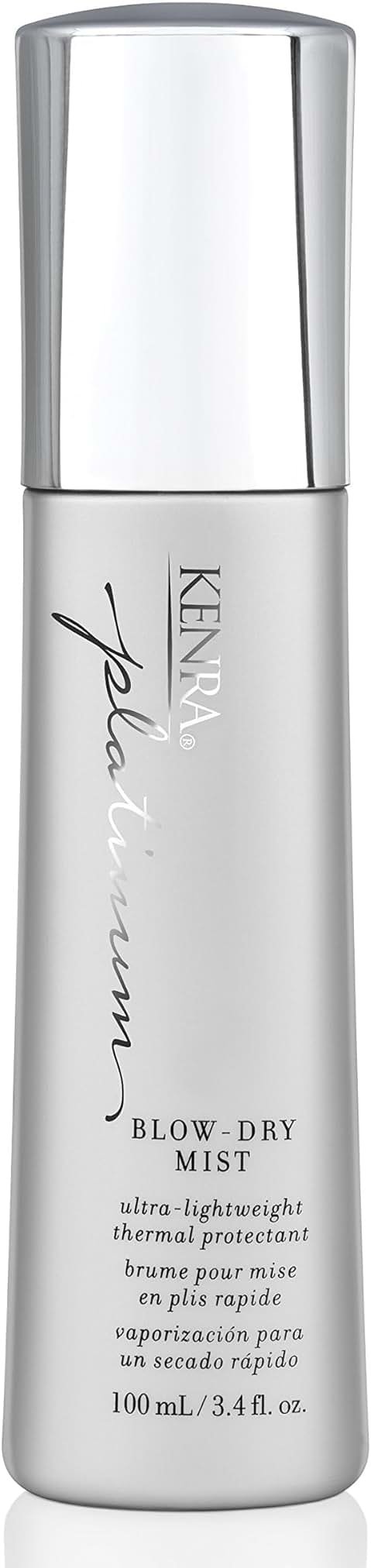 Kenra Platinum Blow-Dry Mist | Ultra-Lightweight Thermal Protectant | Detangles, Smooths, & Softens | Eliminates Frizz & Resists Humidity | Fine To Medium Hair - Product Image