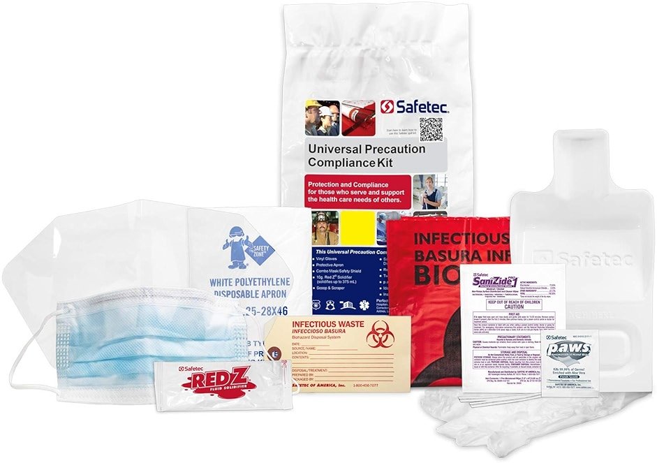 Safetec Universal Precaution Compliance Spill Kit Refill (Poly Bag) (24 Kits/case) - Product Image