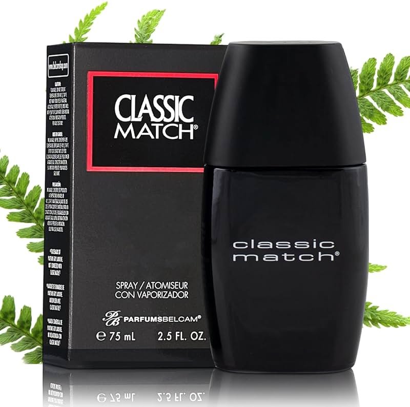 PB ParfumsBelcam CM Noir Eau De Toilette Spray for Men – Fresh Fougere Cologne, Bergamot, Basil, Patchouli, Long-Lasting Scent, Masculine Fragrance – 2.5 Fl Oz - Product Image