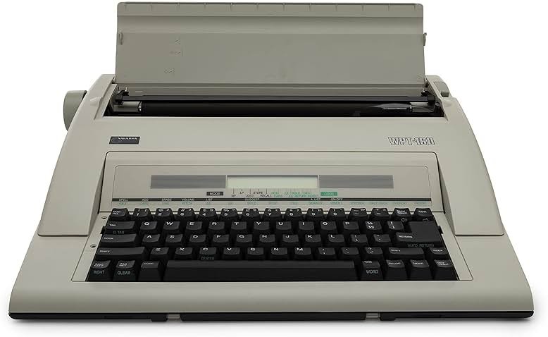 Nakajima WPT-160 Electronic Portable Typewriter with Display and Memory - Product Image