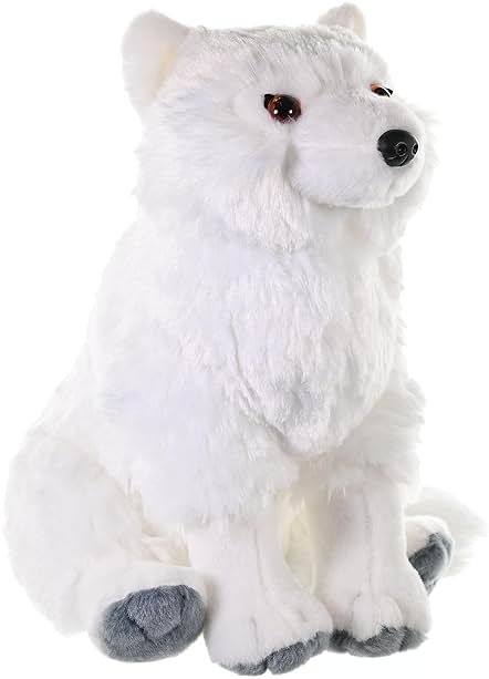 Wild Republic Arctic Fox Plush, Stuffed Animal, Plush Toy, Gifts for Kids, Cuddlekins 12 Inches - Product Image