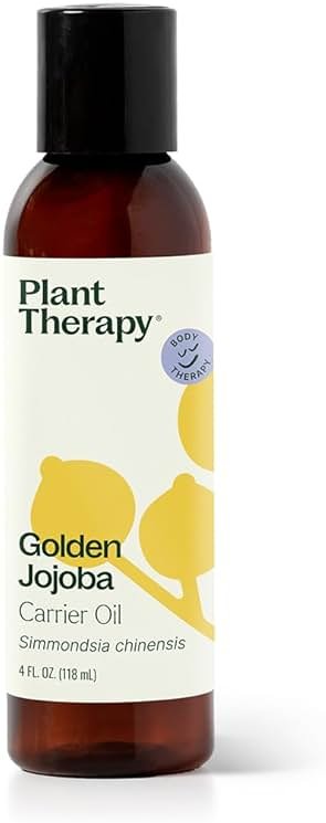 Plant Therapy Jojoba Golden Carrier Oil 4 oz 100% Pure, Cold-Pressed, Natural and GMO-free Moisturizer and Carrier Oil for Essential Oils - Product Image
