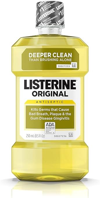 Listerine Antiseptic Adult Mouthwash - Original, 250 ML (Pack of 12) - Product Image