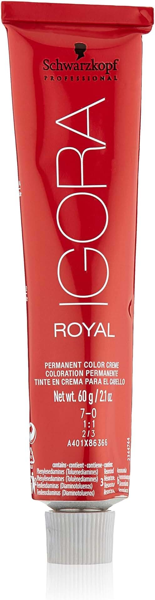 Schwarzkopf Igora Royal 7-0 Medium Blonde Permanent Hair Color 2.1 oz. (60 g) by Schwarzkopf Professional - Product Image