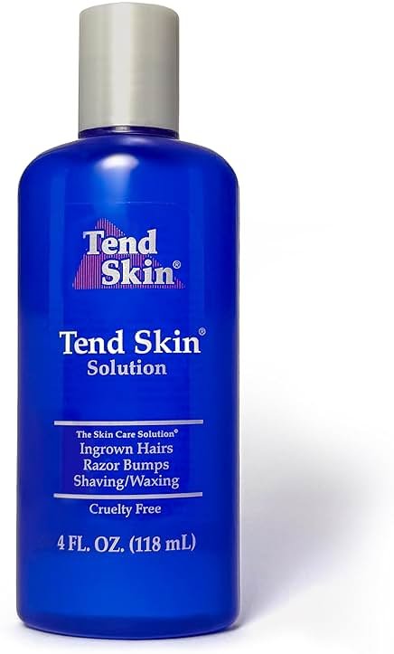 Tend Skin Solution for Unsightly Razor Bumps, Ingrown Hair and Razor Burns, Post Shaving and Waxing Toner for Men and Women, Made in USA, 4 Oz - Product Image