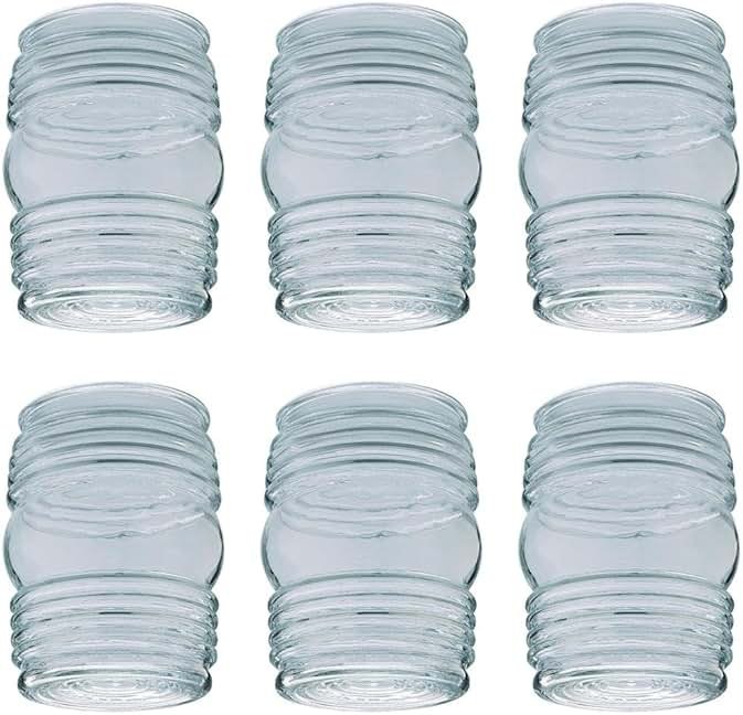 Westinghouse Jelly Jar Clear Glass Lamp Shade 6 pk - Product Image