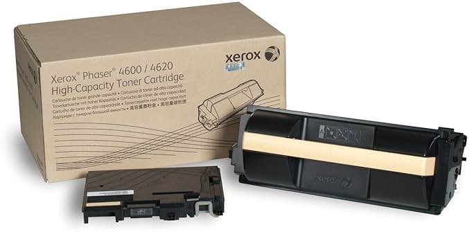 Xerox Phaser 4600/4620/4622 Black High Capacity Toner Cartridge Including Waste Toner Bottle (30,000 Pages) - 106R01535 - Product Image