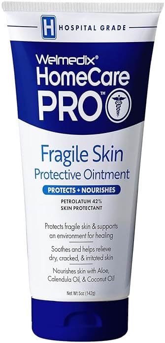 Welmedix Healing Ointment for Dry Skin - Skin Protection Barrier Cream & Moisturizer for Very Dry, Cracked Skin - Hospital Grade Intensive Healing Ointment - 5oz - Product Image