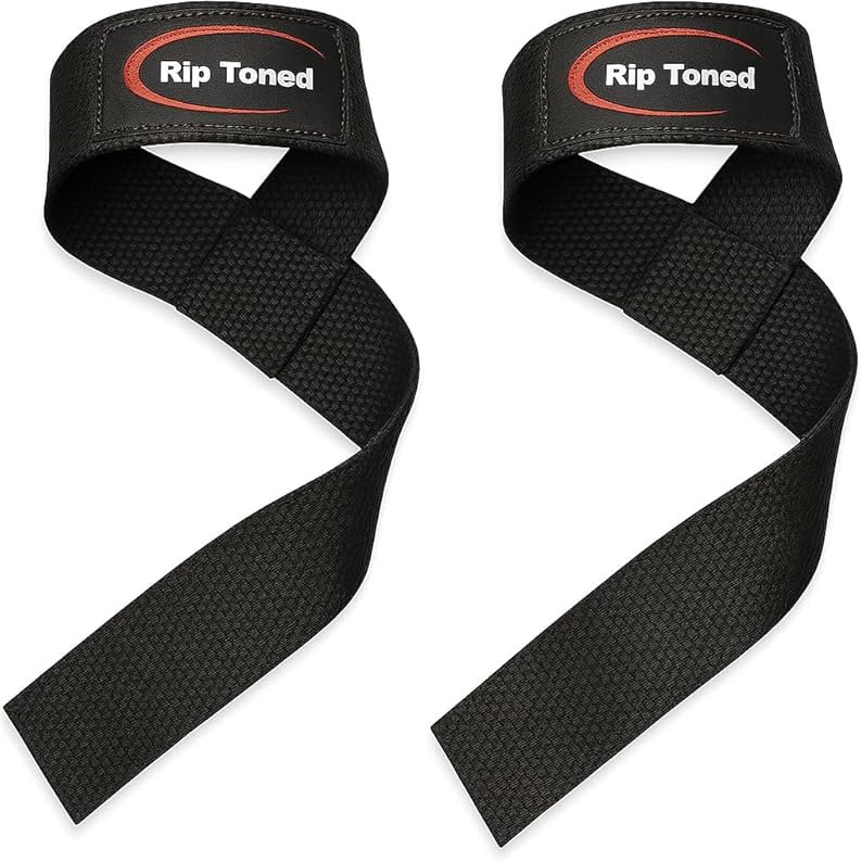 Rip Toned Performance Wrist Straps for Weightlifting – 23" Padded Lifting Straps for Men & Women – Cotton Gym Straps for Deadlifts, Strength Training, Bodybuilding & Powerlifting - Product Image