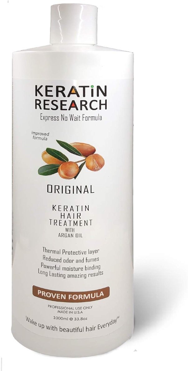 Brazilian Keratin Hair Blowout Treatment 1000ml Professional Complex Formula Proven Amazing Results Queratina Keratina Brasilera Tratamiento - Product Image