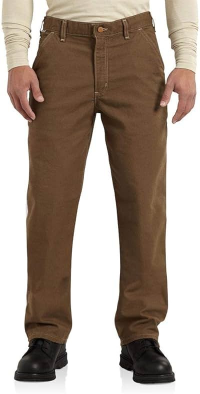 Carhartt Men's Flame-Resistant Washed Duck Work Dungaree - Product Image