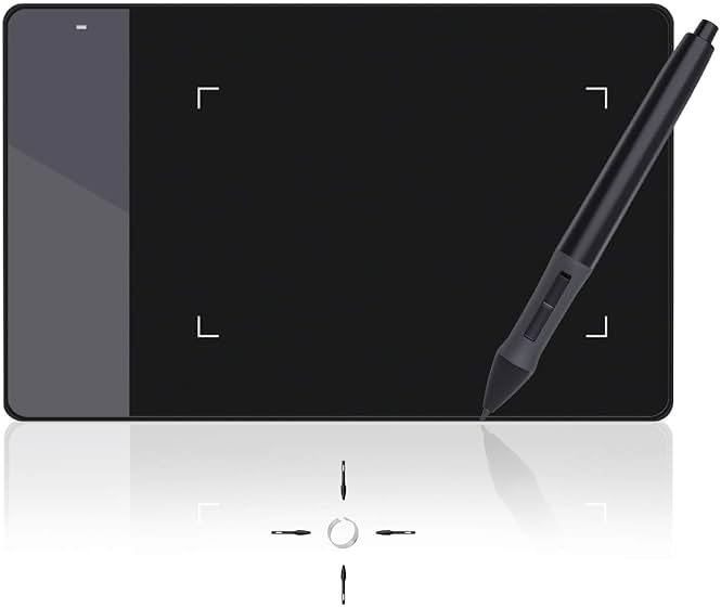 HUION 420 OSU Tablet Drawing Tablet, Graphics Tablet with Digital Stylus, 4 x 2.23 inches Pen Tablet for Digital Art, Design & Animation, Work with Mac, PC - Product Image