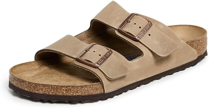 Birkenstock Arizona Soft Footbed Birkibuc Sandal,Tobacco Oiled Leather,42 M EU/11-11.5 B(M) US Women/9-9.5 B(M) US Men - Product Image
