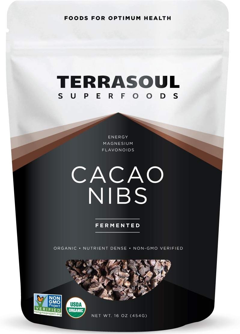 Terrasoul Superfoods Raw Organic Cacao Nibs, 16 Oz, Superfood Crunch for Smoothie Bowls, Nut Butter Spreads, Oatmeal and DIY Chocolate Creations - Product Image