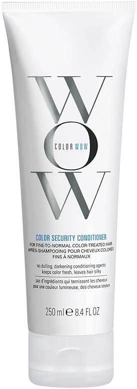COLOR WOW Color Security Conditioner for Fine to Normal Hair – Weightless hydration for fine, thin, fragile hair | Detangles, nourishes + adds shine with Argan Oil | Color safe | Heat protection - Product Image