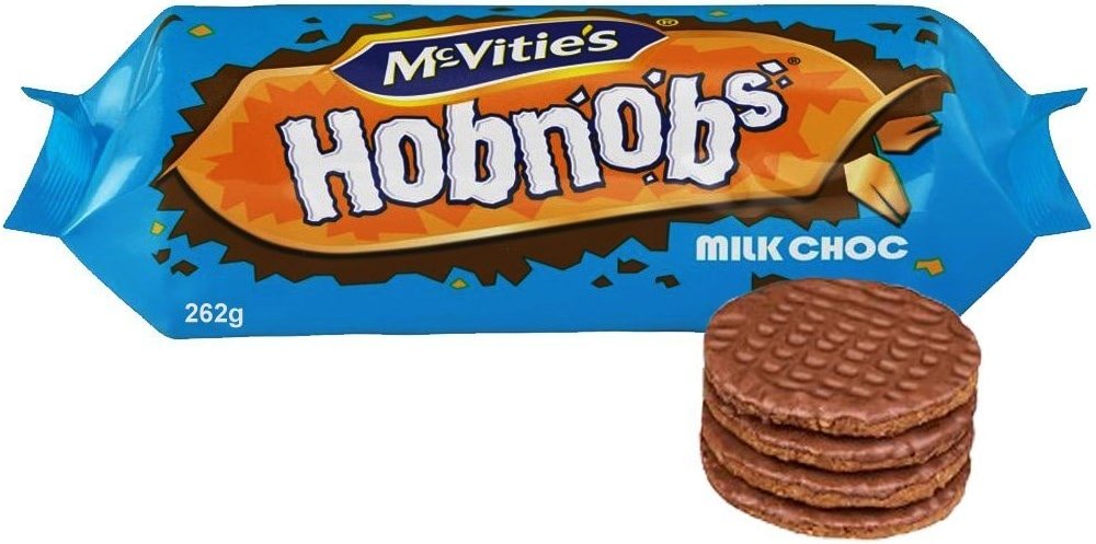 MCVITIES MILK CHOCOLATE HOB NOBS - Product Image