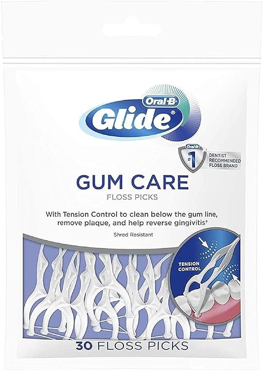 Oral-B Glide Floss Picks-30 count, Unflavored (Pack of 6) - Product Image