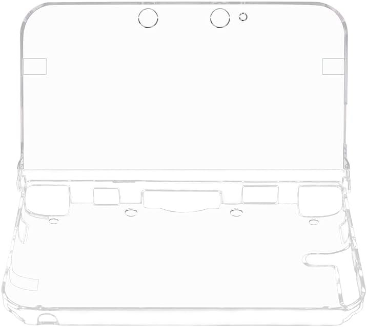 OSTENT Protective Clear Crystal Hard Guard Case Cover Skin Shell for Nintendo 3DS XL LL Color Clear White - Product Image