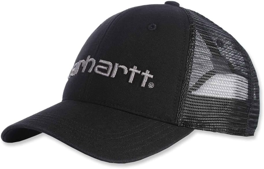 Carhartt Men's Canvas Mesh-Back Logo Graphic Cap - Product Image