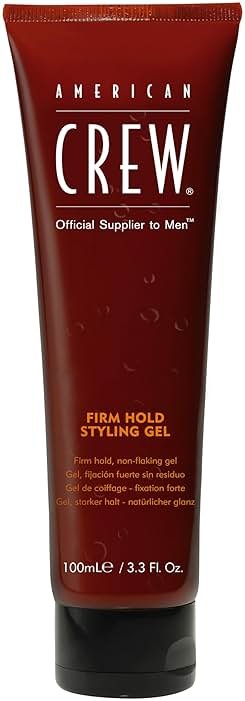American Crew Men's Hair Styling Gel, Firm Hold, Non-Flaking, 3.3 fl oz - Product Image