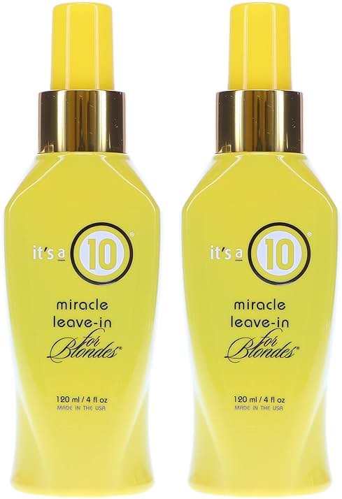 ITS A 10 by It's a 10 MIRACLE LEAVE IN PRODUCT FOR BLONDES 4 OZ (Package Of 2) - Product Image