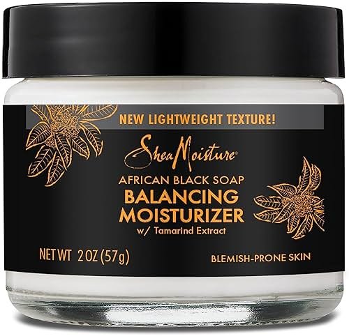 SheaMoisture Balancing Moisturizer for Dry Skin African Black Soap with Shea Butter 2 oz - Product Image