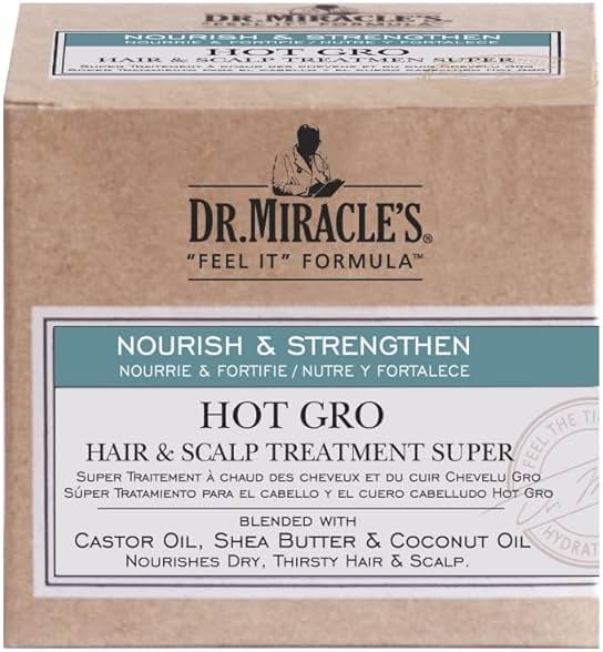 Dr. Miracles Strengthen Hot Gro Hair/Scalp Treatment 4oz Super (3 Pack) - Product Image