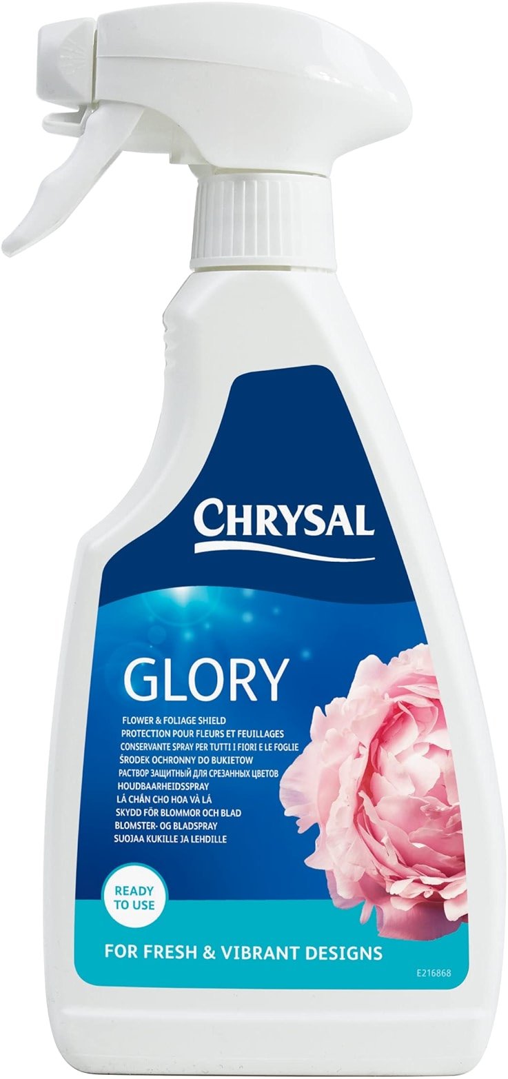 Chrysal Glory Flower and Foliage Finish — Floral Supplies for Fresh Flowers — Spray for Fresh Cut Flower Arrangements — Cut Flower Preservative Spray — Ideal Florist Supplies - Product Image