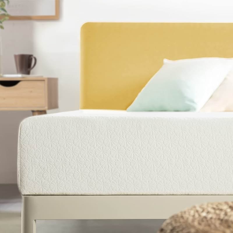 Best Price Mattress 8 inch Twin Mattress Bed-In-A-Box, Green Tea Memory Foam, White - Product Image