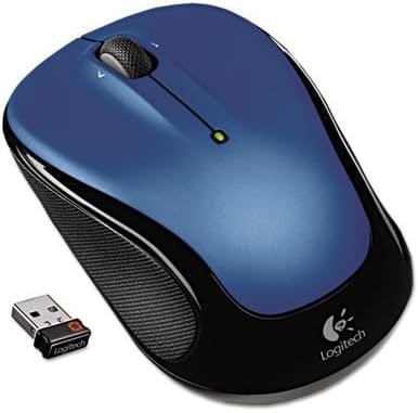 A better mix of precision and comfort with scrolling designed for Web use. - LOGITECH, INC. M325 Wireless Mouse, Right/Left, Blue - Product Image